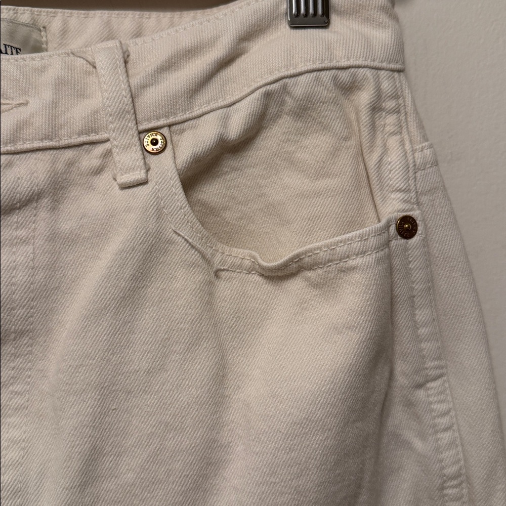 Khaite Abigail Off-White Jeans 28 - Picture 5 of 9